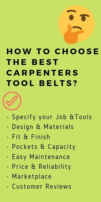 10 Best Carpenters Tool Belts Review in 2021